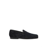 Etro Blue Leather Slip-On Loafer -   -  Etro.